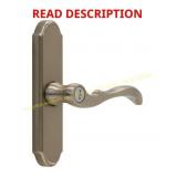 LARSON Silver Lockable Storm Door Handleset