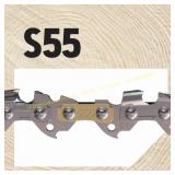 Oregon S55 55 Link Chain 16" 0.05" 3/8" Pitch