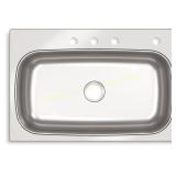 Sterling Holland Drop-In Sink 33x22 1 Bowl