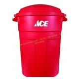Ace 32 gal Red Plastic Garbage Can Lid