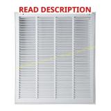 RELIABILT 20x25 Steel White Filter Grille