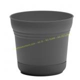 4ct Bloem Saturn 6.5x7.25in Planter Charcoal