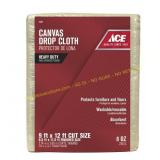 Ace 9 ft W x 12 ft L Canvas Drop Cloth 1 pk
