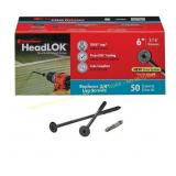 FastenMaster Headlok 6 in. Wood Screws 1 pk