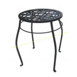allen + roth 15-in Round Plant Stand, Black
