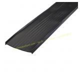 18 ft Black Platinum Garage Door Bottom P0199