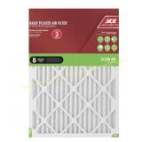 Ace 16 in. W x 25 in. H 8 MERV Air Filter 1 pk, 12