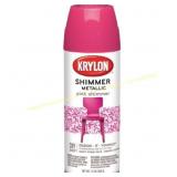 4Ct Krylon Shimmer Pink Spray Paint 11.5 oz