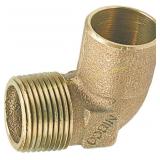 10 ct - NIBCO 707-4 BRZ 90  Elbow 1/2" Solder F x