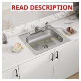 Elkay Dayton Drop-in 25x22 Stainless Sink
