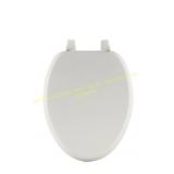 Project Source Wood White Toilet Seat