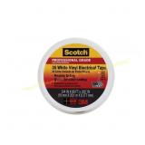 10Ct Scotch 3/4 in. W x 66 ft. White Vinyl Tape