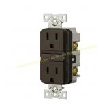 4ct Eaton 15A 125V Tamper-Res GFCI Decorator Outle