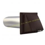 IMPERIAL 4-in Plastic Dryer Vent Hood