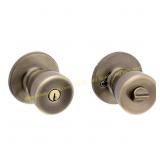 ReliaBilt Gallo Antique Brass Door Knob (Keyed)