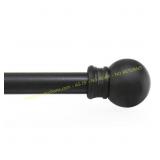 Kenney Black Fiona Cafe Rod 28 in. L X 48 in. L