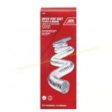 2ct Ace 20 ft Aluminum Dryer Vent Duct, Silver