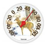 Taylor Deer Design Dial Thermometer, 13.25"