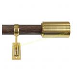 Origin 21 Wood Curtain Rod with Finials