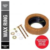 Oatey Johni-Ring 3-in Brown Wax Ring with Bolts