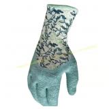 6 ct - Digz Latex Coated Garden Gloves L Blue