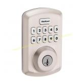 Kwikset SmartCode Satin Nickel Deadbolt