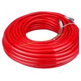 25ft 1/4" Airless Hose 4350 PSI Red