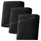 Stretch Velvet 3-Piece Slipcover Black