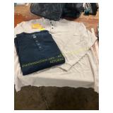 XL Navy Henley + Duluth Trading Co. Pullover