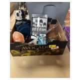 Lamp, Flatware, Thermometer, Etc