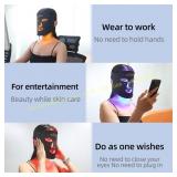 LED Light Mask with 4 Modes, 3000mAh