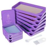 ARTDOT 10-Piece Diamond Trays (Purple)