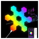 12pc Hexagon Wall Light LED Panel - RGB