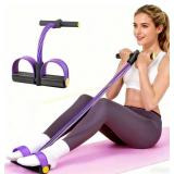 Pedal Resistance Bands with Handles, 6 Tube