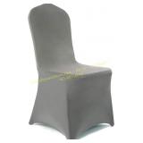 Peomeise 6pcs Stretch Chair Cover, Grey (6)