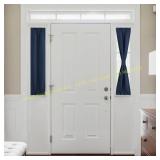 2ct NICETOWN Blackout Door Curtains, Navy 1 Panel