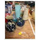 Assorted Vases, Lamp
