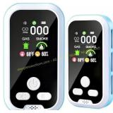 6-in-1 CO Detector 2-Pack with LCD Display