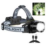 NiaoChao LED Headlamp, Rechargeable, 99000lm