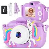 Kids Camera 1080P for Kids, 32GB SD Card