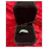 Ladies Twisted Design Retro Ring Size 6