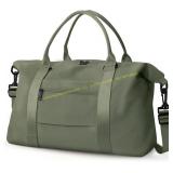 Waterproof Travel Duffle, Weekender Bag, Olive
