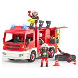 Fire Truck Toy with Lights & Siren