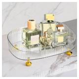 Acrylic Serving Trays with Handles, Clear