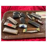 Knives/ Lighters + Harmonicas