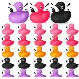 25 Pcs Flamingo Rubber Duckies | 5 Colors