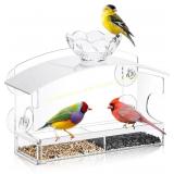 Window Bird Feeder with Suction Cups