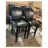 4ct High Back Barstools
