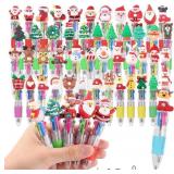 BESARME 48-PC Christmas Multicolor Pens 4-in-1
