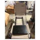 Coleman Lounger + TV Tray Stand
